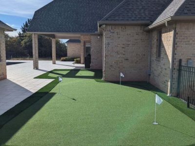 Turf Installation using Eco 85 Pro Putt with Eco 108 Fescue